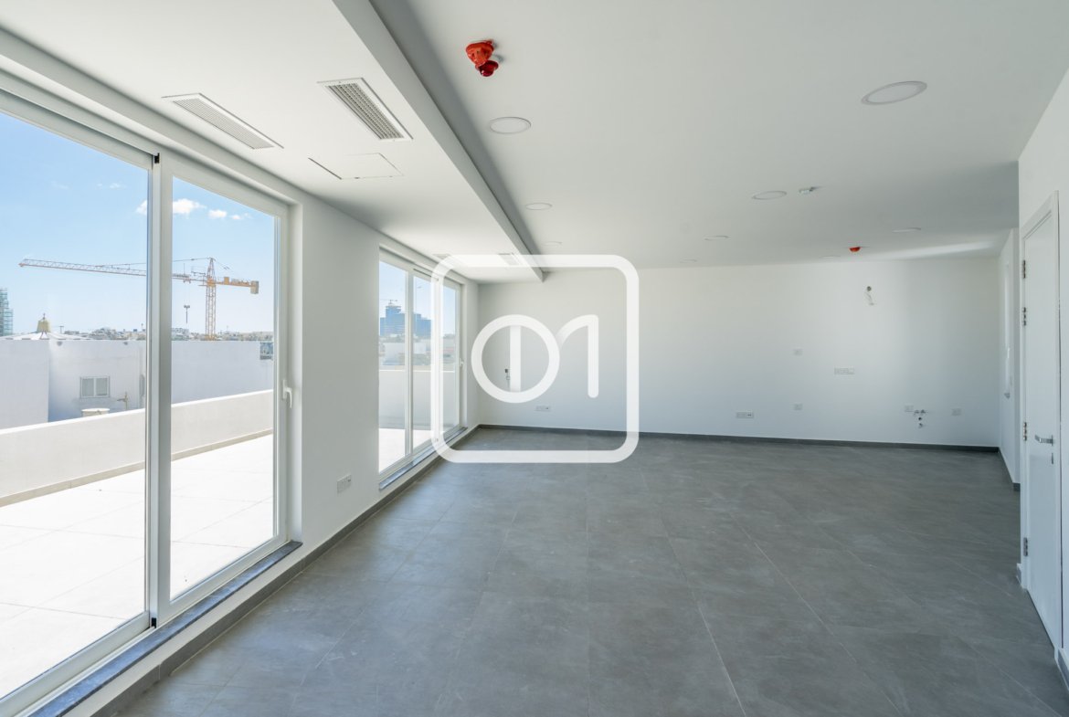 69 SQM Penthouse Office for rent in Birkirkara