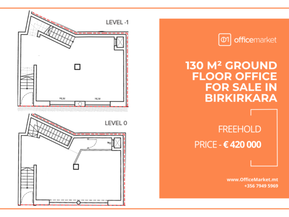 Office space for sale on plan