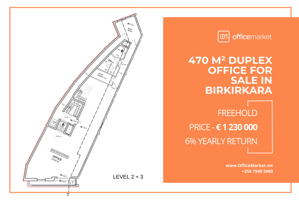 Duplex Office Space For Sale