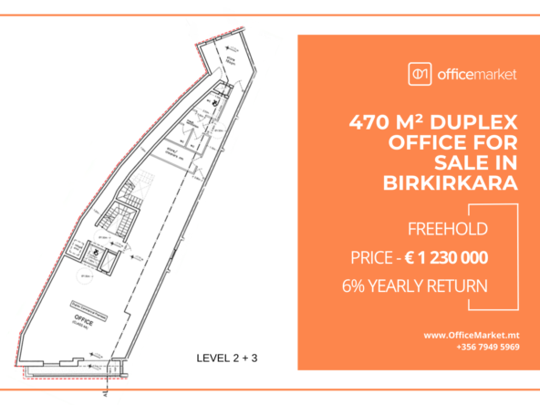 Duplex Office Space For Sale