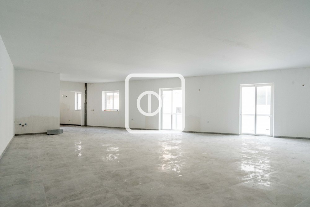 two floor open space office