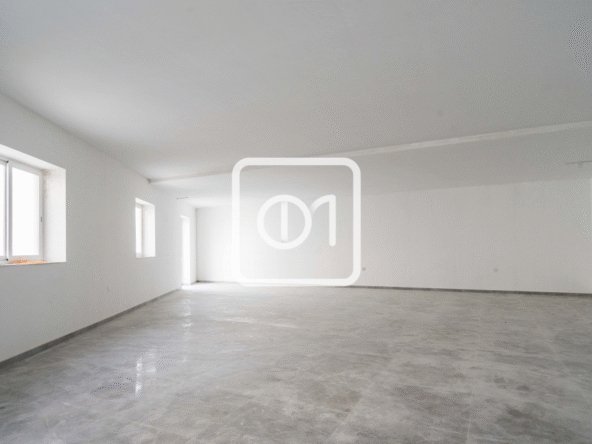 two floor open space office