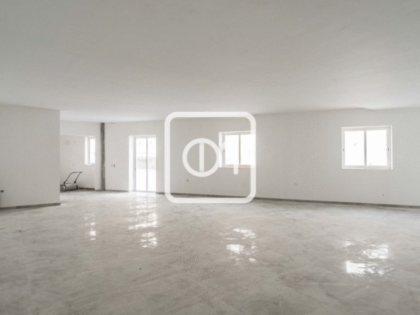 two floor open space office