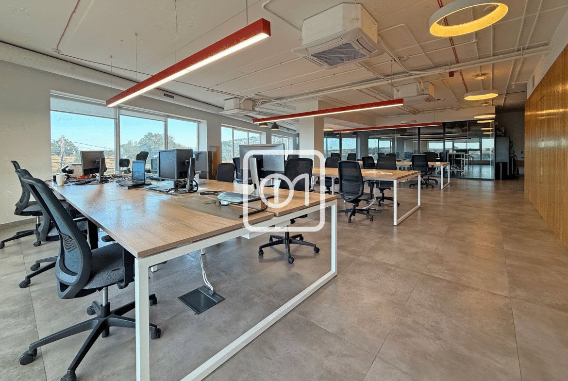 fully furnished workspace