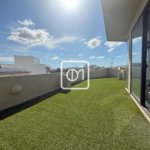 furnished penthouse office with terrace