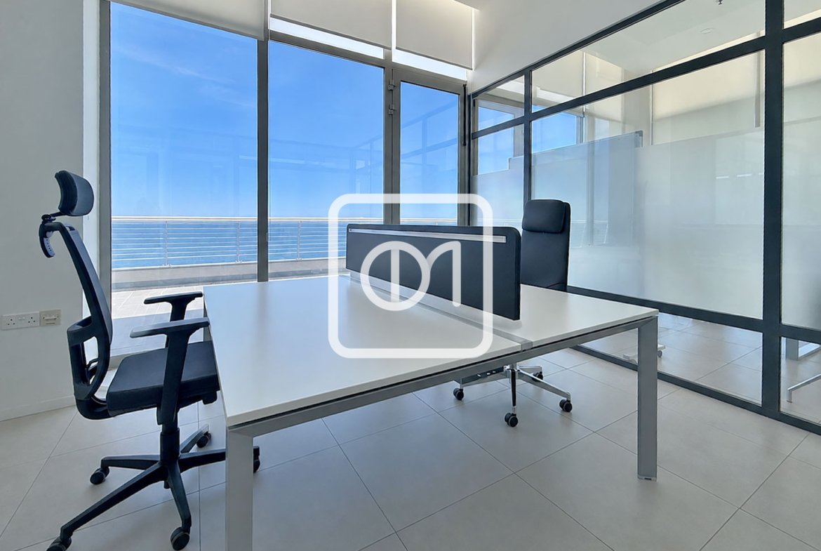 Furnished Seafront Office In Sliema