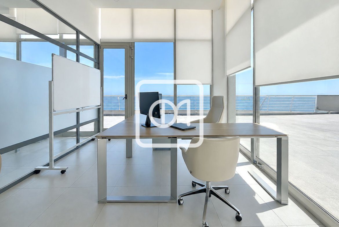 Furnished Seafront Office In Sliema