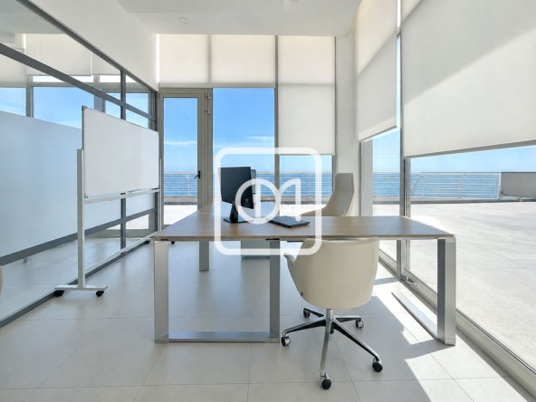 Furnished Seafront Office In Sliema