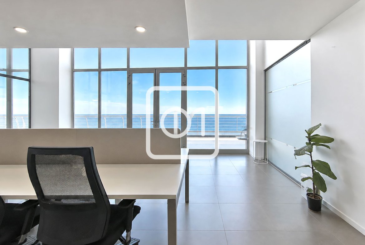 Furnished Seafront Office In Sliema