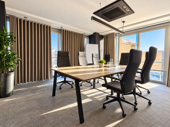 Furnished Office With Rooftop Terrace