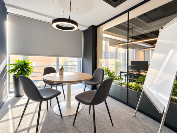 Furnished Office With Rooftop Terrace